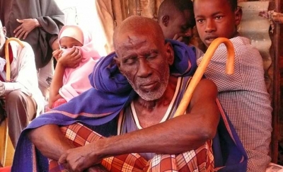 People at a camp for internally displaced people in Puntland (photo taken September 2011)