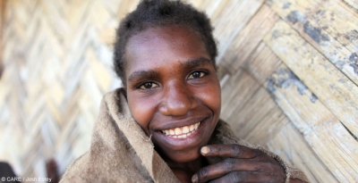 A young woman in the PNG Highlands (photographed in 2011)