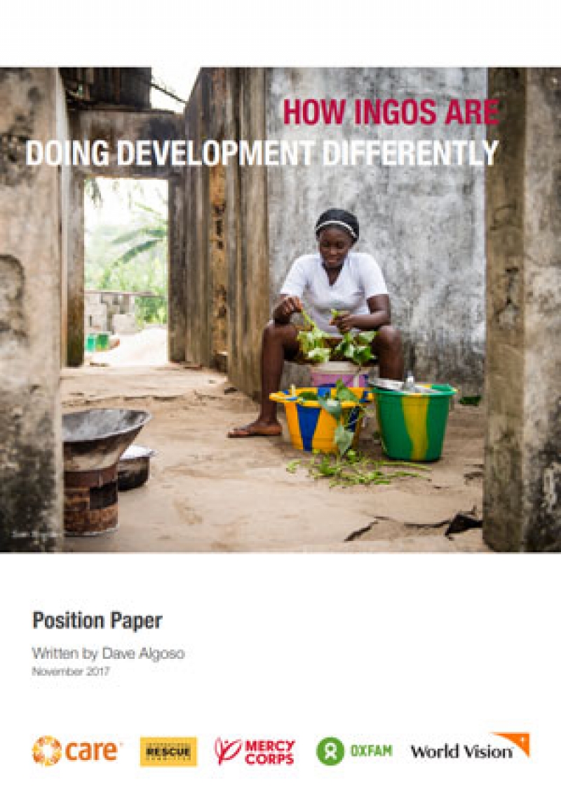 How International Non-Government Organisations are Doing Development Differently