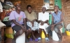 CARE cash transfer programme beneficiary and gender and accountability focal point Ropafadzo Gwenyama (second from right) with her family in Masvingo, Zimbabwe