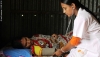 Champa Rani, a Private Community Skilled Birth Attendant, provides Sharker with ante-natal care in Sunamganj