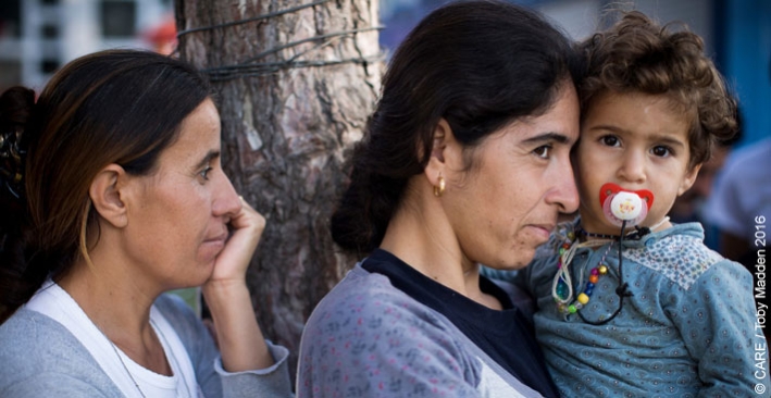 Refugees from Iraq photographed in Serbia, July 2016
