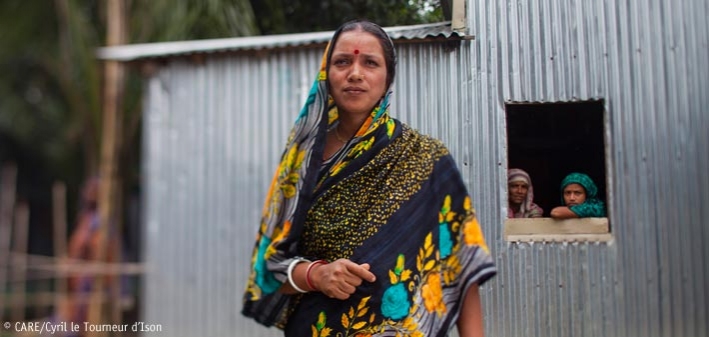 Sumitra, leader of the MUSCHTICHAAL (Handful of rice) group in rural Bangladesh – can attitudes in boardrooms increase the chances of women like Sumitra succeeding in business?