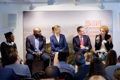 Global Goals panel discussion hosted by CARE International UK during its 70 year anniversary week