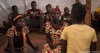 Refugees from the DRC rehearsing a play about GBV in CARE’s psychosocial support centre at a refugee camp in Uganda